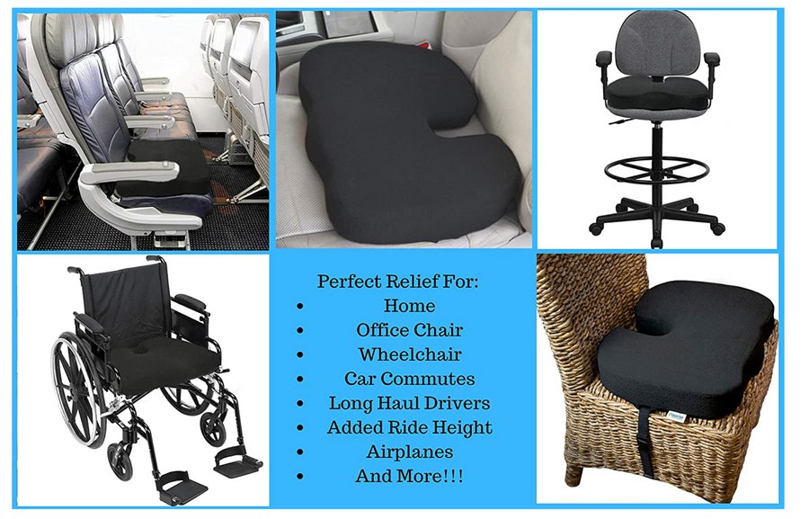 Memory Foam Seat Cushion Trusted Medical Solutions